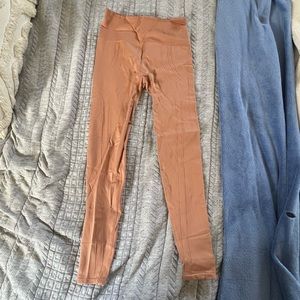 Fabletics Dusty Pink Knit Leggings